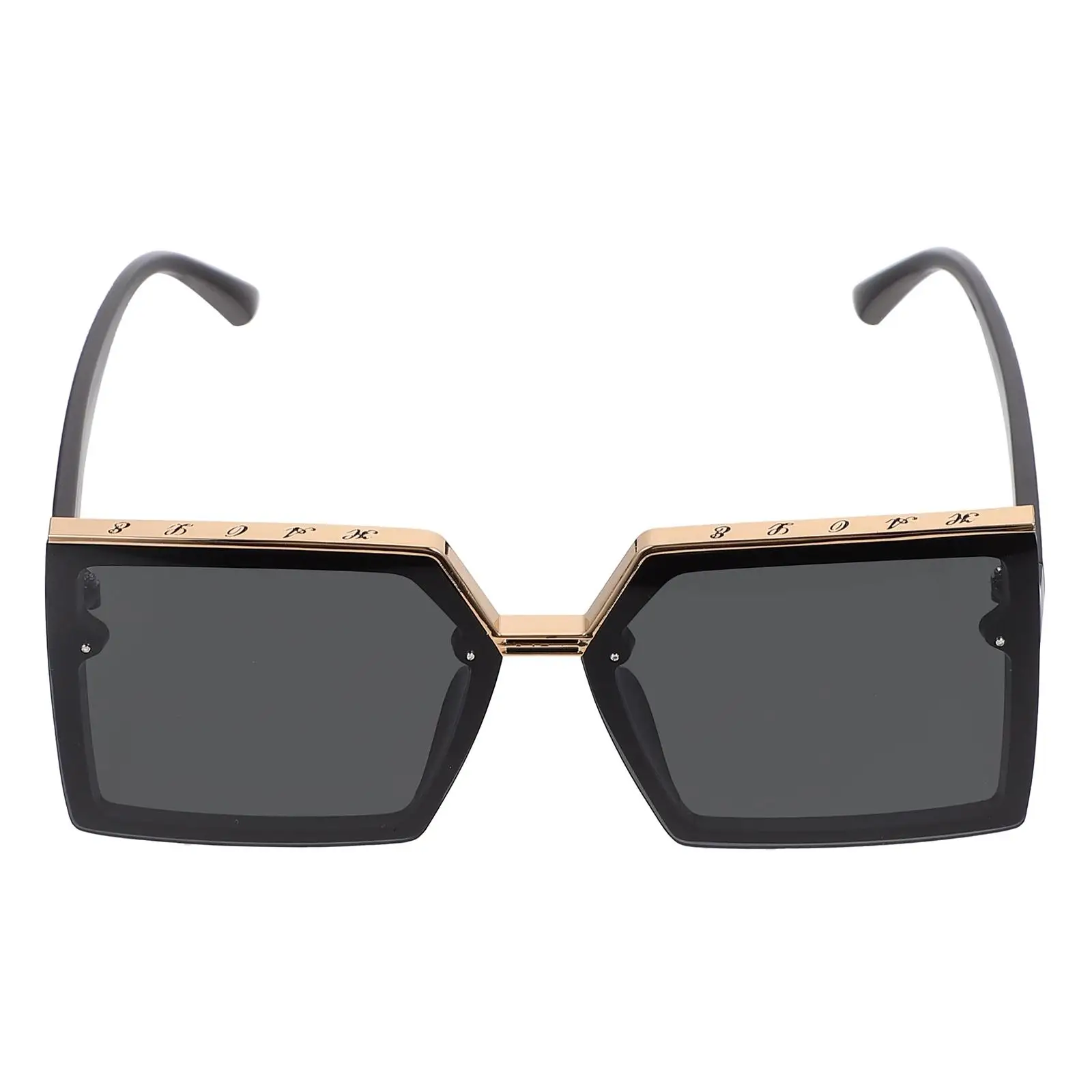 UV Protection Sunglasses Metal Frame Fashionable Eye Shades for Men Women Unisex Long Lasting Skin Ergonomic