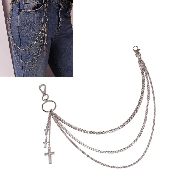 

652F Trendy Multi Layer Metallic Pants Chain Comfort Adjustable Body Jewelry Accessory