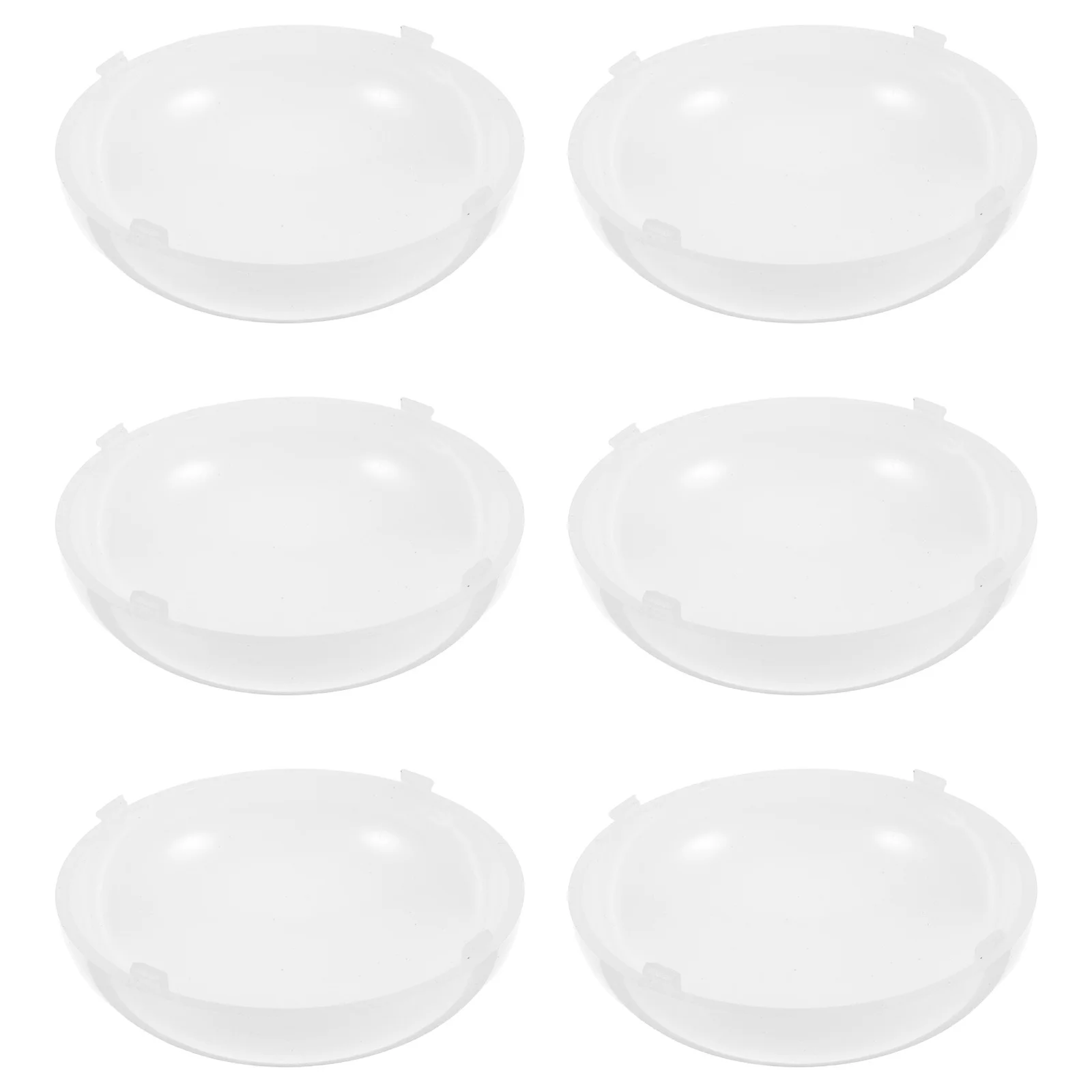 

6Pcs LED Lamp Shades Modern Half Round Plastic Lampshade Replacement for Ceiling Lights Pendant Light Cover Small Lamp Shade