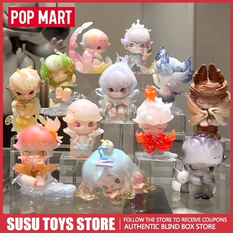 

Genuine POP MART Dimoo Shapes in Nature Series Blind Box | Cute Anime Figure Mystery Box Toys Desktop Ornaments Collection Gift