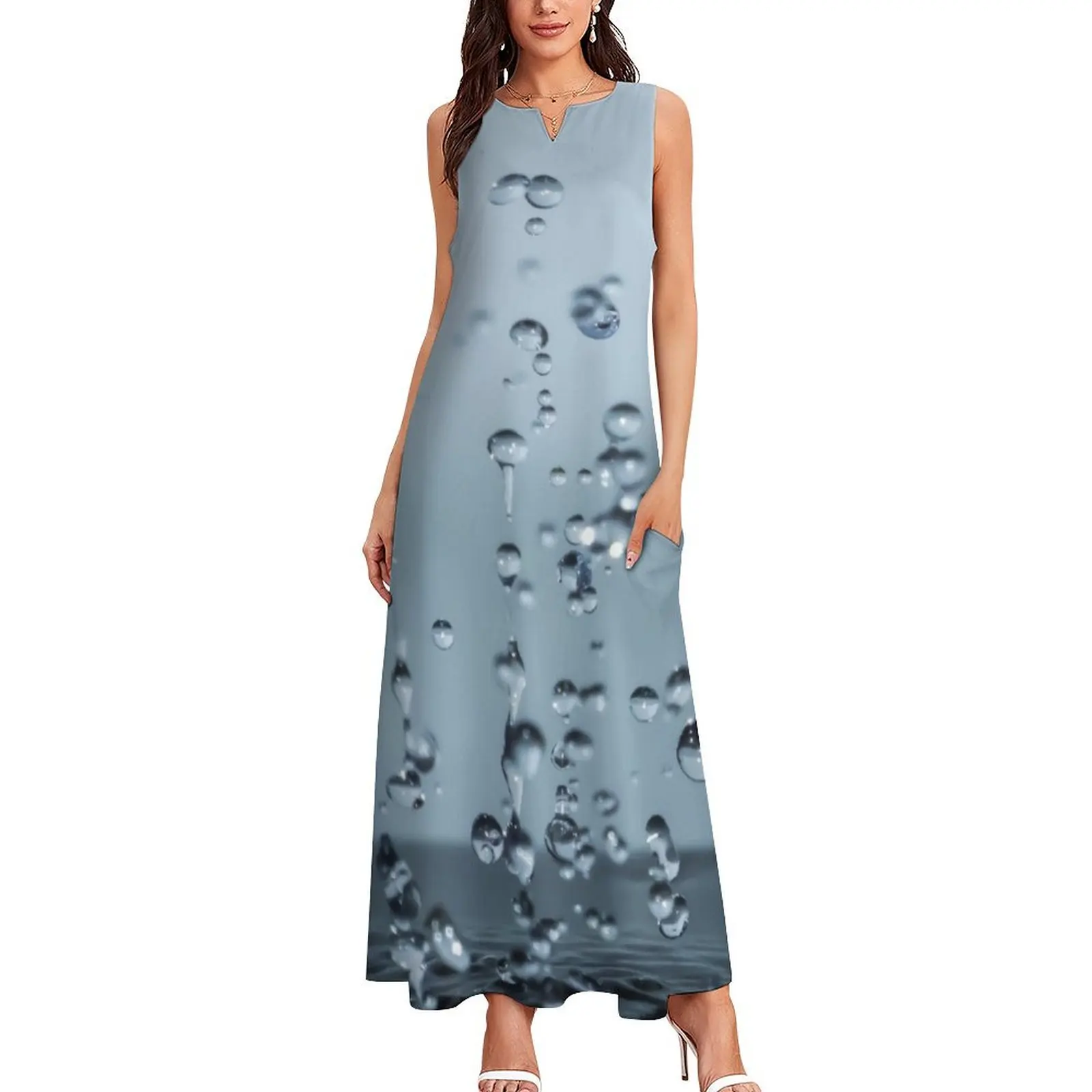 Water drops Long Dress prom dress Woman dresses Dresses elegant dresses for women