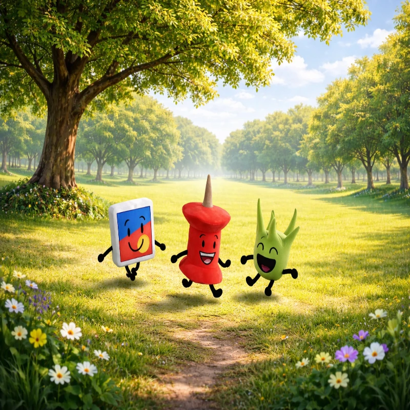 

BFDI Plush Toy Battle For Dream Island Soft Stuffed Cartoon Plushie Cute Anime Doll Kids Gift Room Decor 2026 New