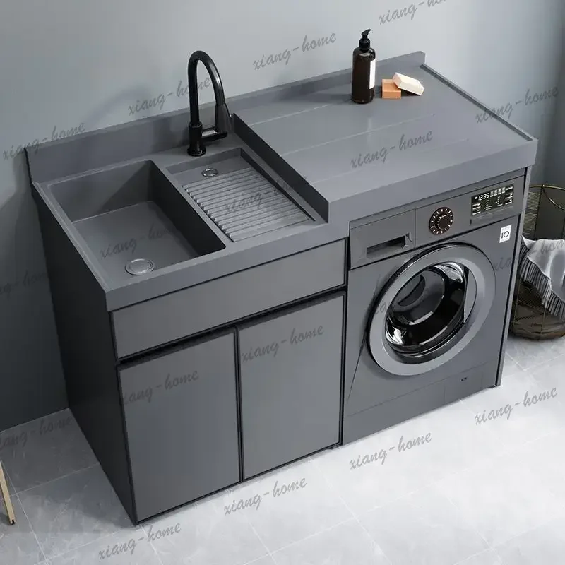 ld Space Aluminum Bathroom Cabinets Modern Hotel Indoors Floor Homestay Bathroom Cabinets Luxury Home Furniture