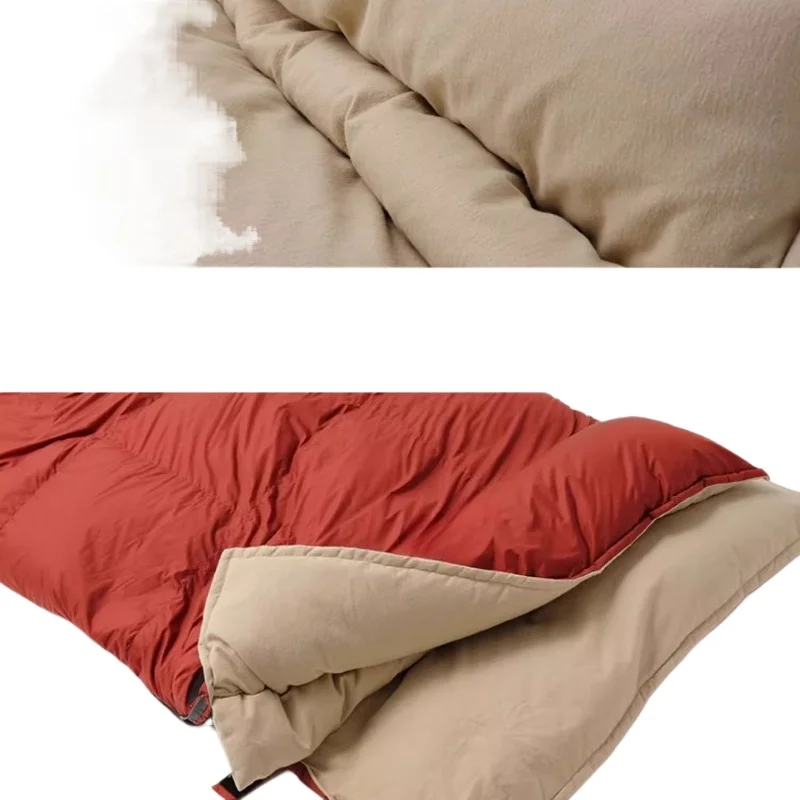 Outdoor camping multi-functional removable two-in-one warm down sleep ing ba g cold-proof BDD-103