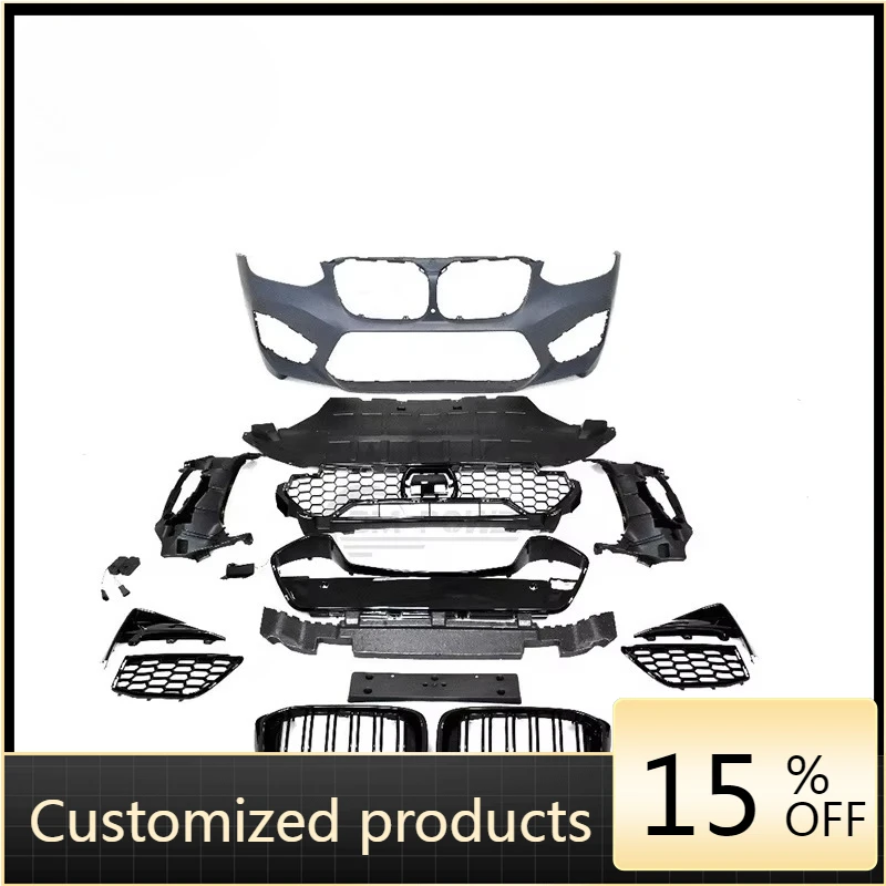 

Высококачественный, надежный и экономичный. Обновление X3 G01. 2019 года до переднего бампера в стиле M. Боковые юбки заднего бампера над Fende.