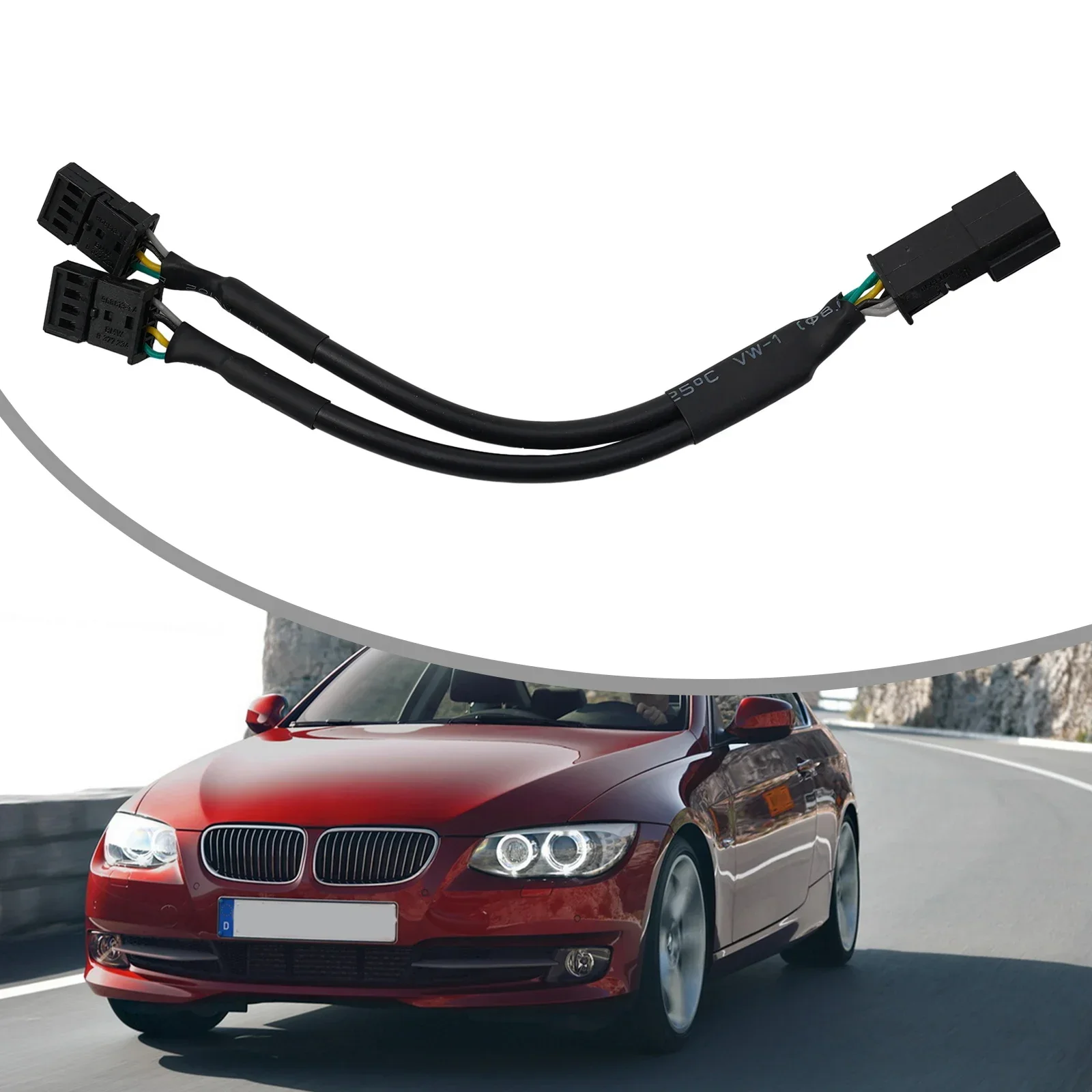 15cm NBT Touch Controller ECU Y Splitter Cable Wire For BMW F10 F10 F18/F20/F30/F06 F12 F1 ECU Y Splitter Wire Adapter