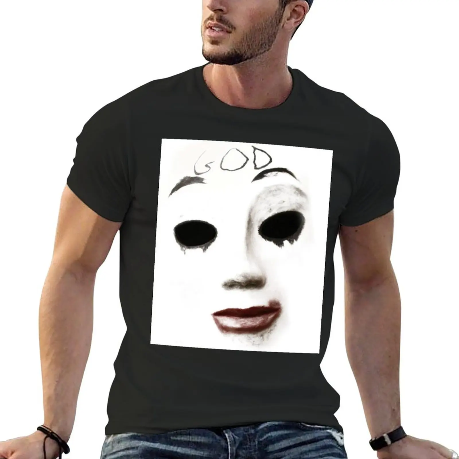 The Purge ' God ' T-Shirt summer top graphics kawaii clothes men tshirt