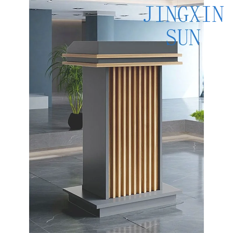 Mobile Podium for Welcome Desk Reception Desk Lecture Hall Catering Service Guiding Station Concierge Counter Meeting Room