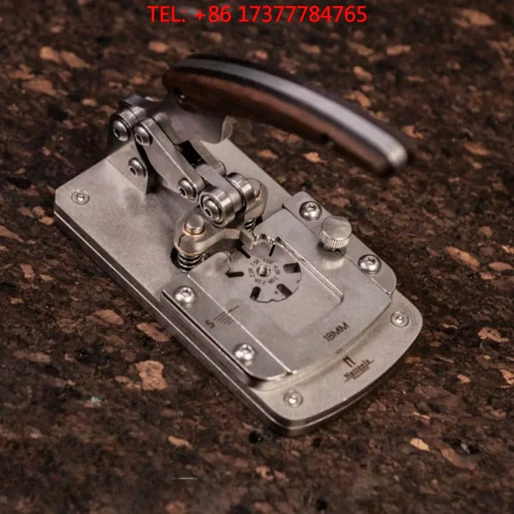 Manual Leather Hole Puncher Watch Strap Belt Cutter Round Square Hole Punch Tool Pin Buckle Hole Opener Leather Craft DIY Tool