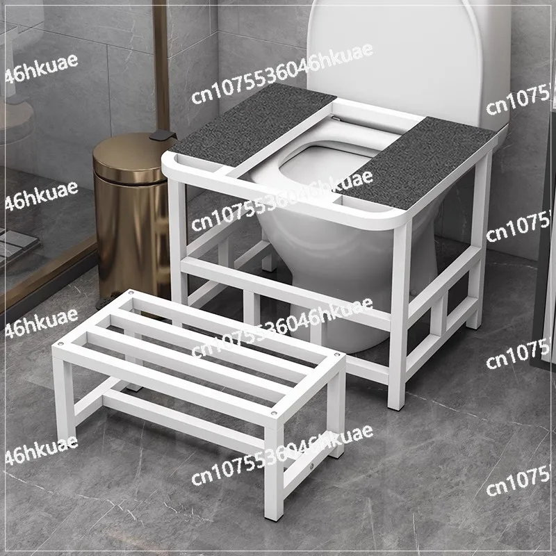 

Бытовая рама на корточках для унитаза — преобразуйте сидячий унитаз на яму для приседаний, нескользящий устойчивый табурет