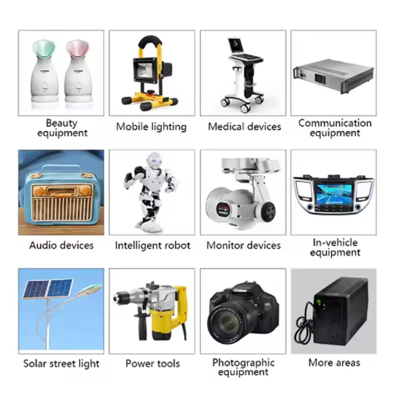 21700 2S1P ارتفاع معدل 5C خلية الطاقة بطارية ليثيوم مع كابل SM XH2.54 7.4 فولت 5AH ماكينة حلاقة ضوء الطوارئ التخييم الخفيفة #6