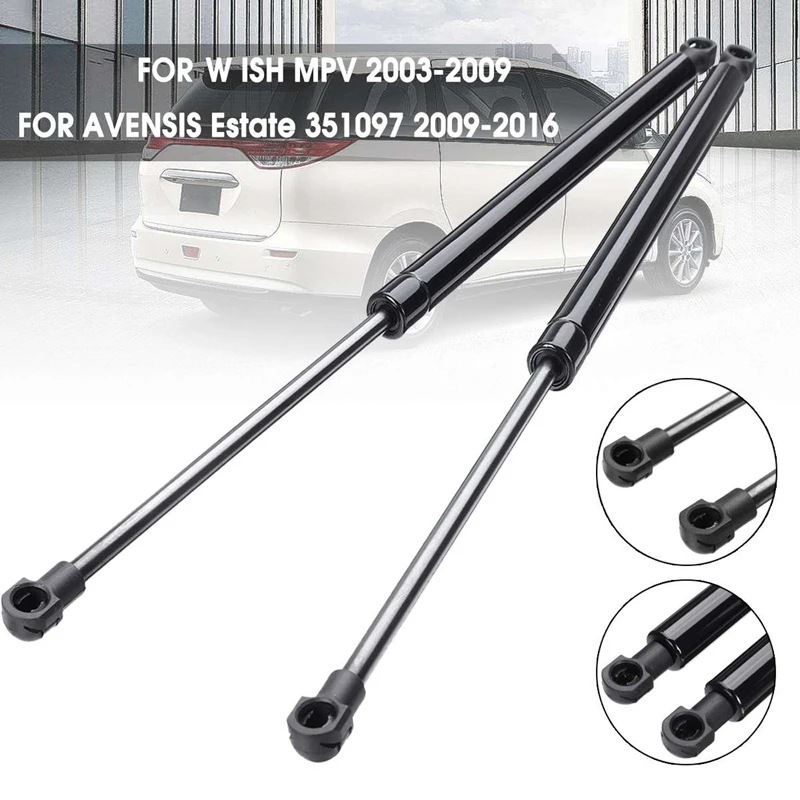 2Pcs Car Rear Trunk Lift Supports Gas Struts Shocks For TOYOTA WISH MPV AVENSIS Estate 2003-2016 351097 68950-05081