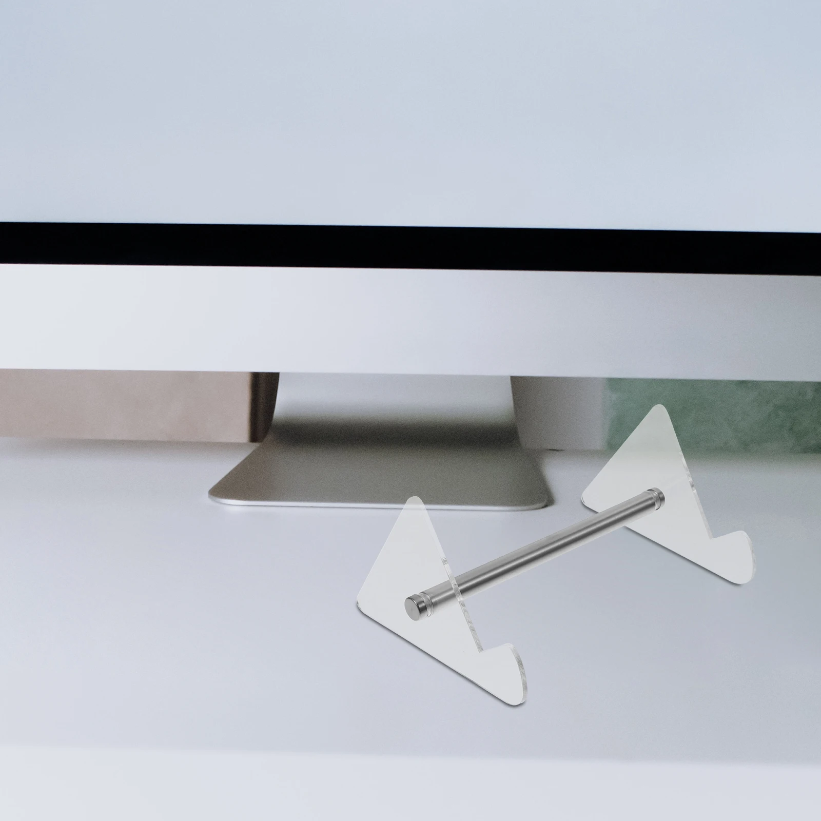 

Keyboard Display Stand Acrylic Platforms Desk Tray Computer Bracket Desktop Transparent Holder Comfortable Travel