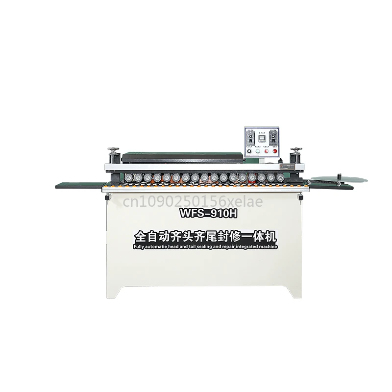 WFS910H Woodworking Fully Automatic Home Decoration Sealing And Repair Vacuum Straight Trimming Arc Edge Banding Machine