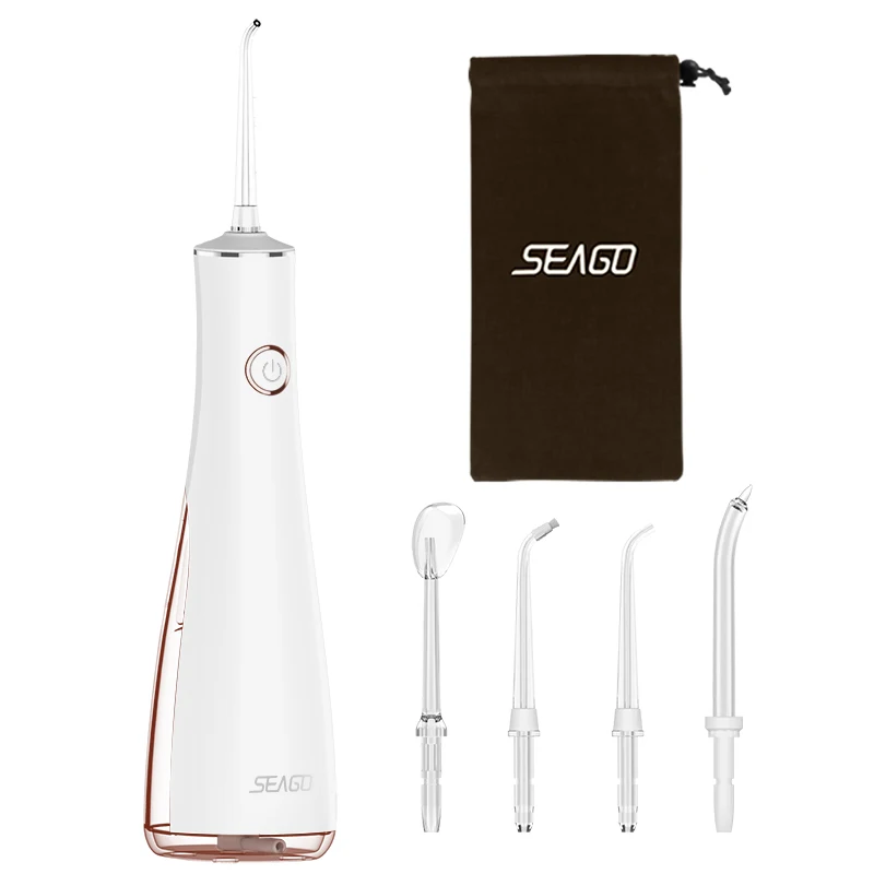 

SEAGO Water Flosser Dental Water Jet SG8001 USB Rechargeable Waterproof Teeth Cleaner