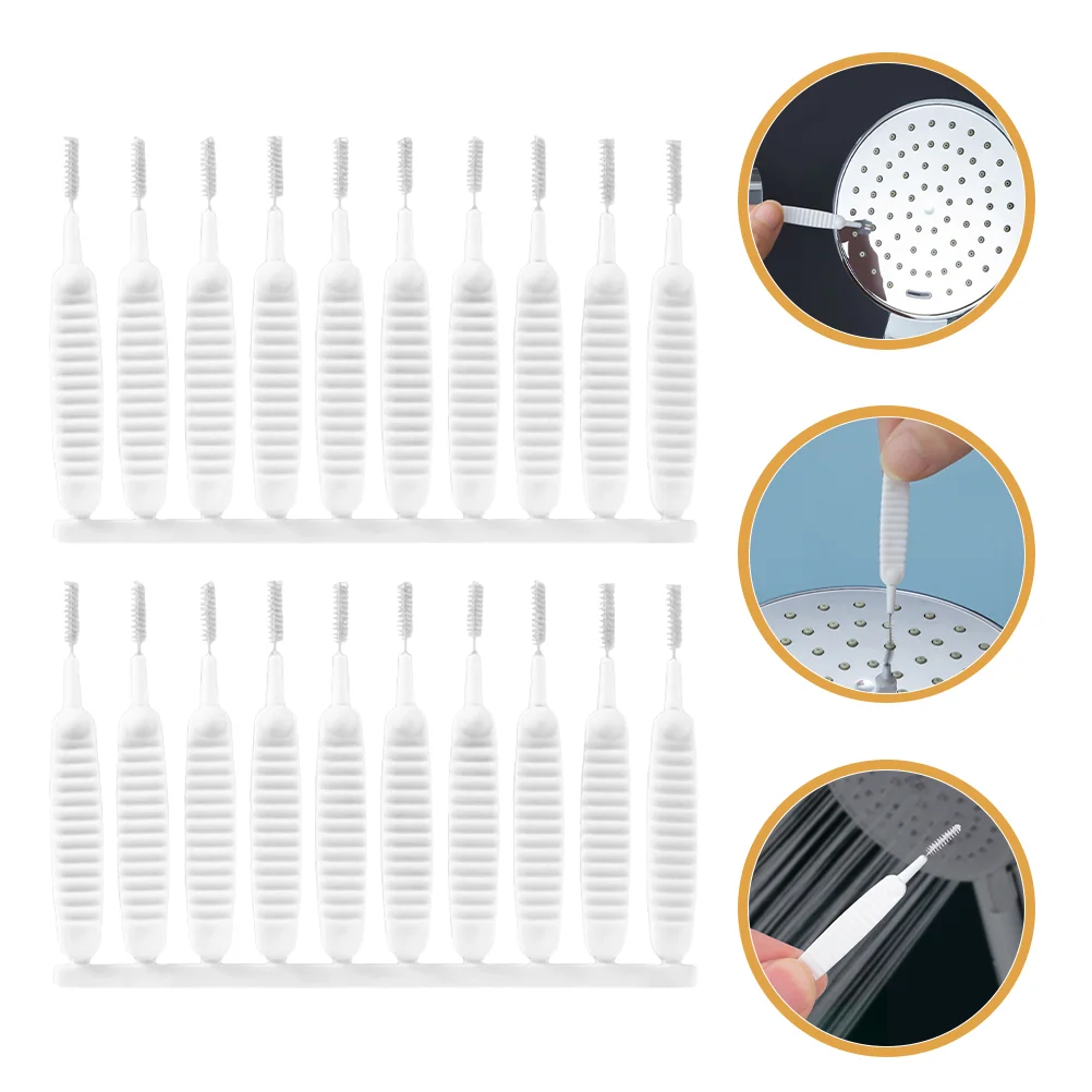 250 Pcs Shower Cleaning Brush Head Cleaner Slit Pipe Cleaners Sprinkler Small Hole Heads Portable Brushes Household Tools Spray