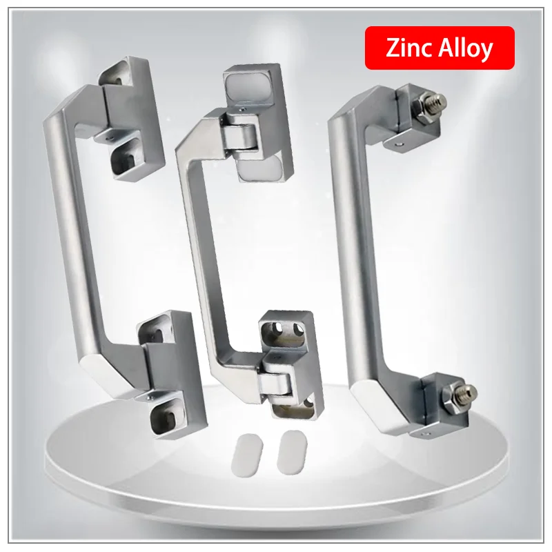 

Zinc Alloy 90 Degree Folding Handle Heavy Duty Thickened Handle Industrial Handle Movable Toolbox Handle