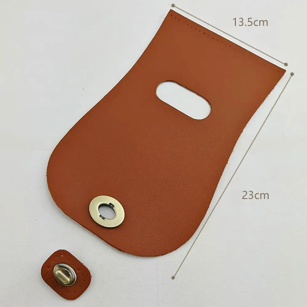Crochet Bag Bag Accessories DIY for Knitted Bag Bag Flap Cover Flap Material PU leather