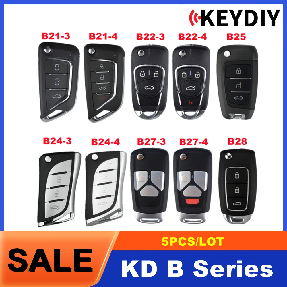 

5-компонентный ключ от автомобиля KEYDIY KD B21 B22 B24 B25 B27 B28 для Cadillac/Buick/Lexus/Hyundai/Audi, используемый с KD900/MINI/KD-X2