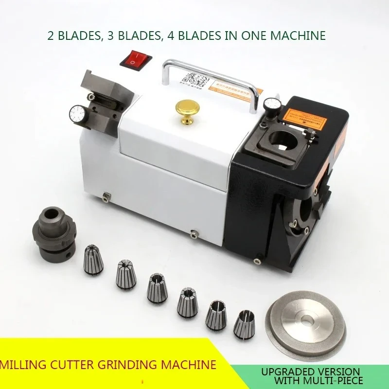 GD-314 Portable Milling Cutter Grinder 110V/220V/300W High-Precision Cemented Carbide Cutter Drill Bit Grinding Sharpener
