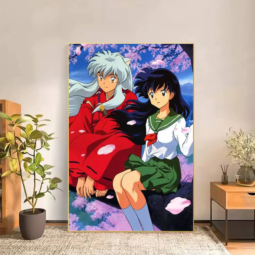 2026 Anime I-Inuyasha Poster Versatile HD Waterproof Wall Art Self-Adhesive Decor for Any Space Ideal Gift