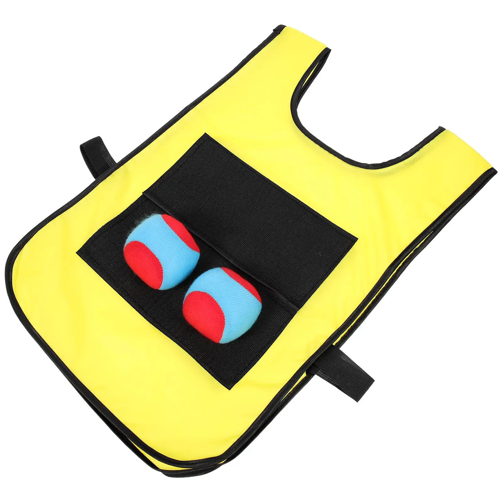 

1 set Sticky Vest Toy with SmallSelf Stick Front Surface Outdoor Kids Games Toddler Play Develop Motor Skills