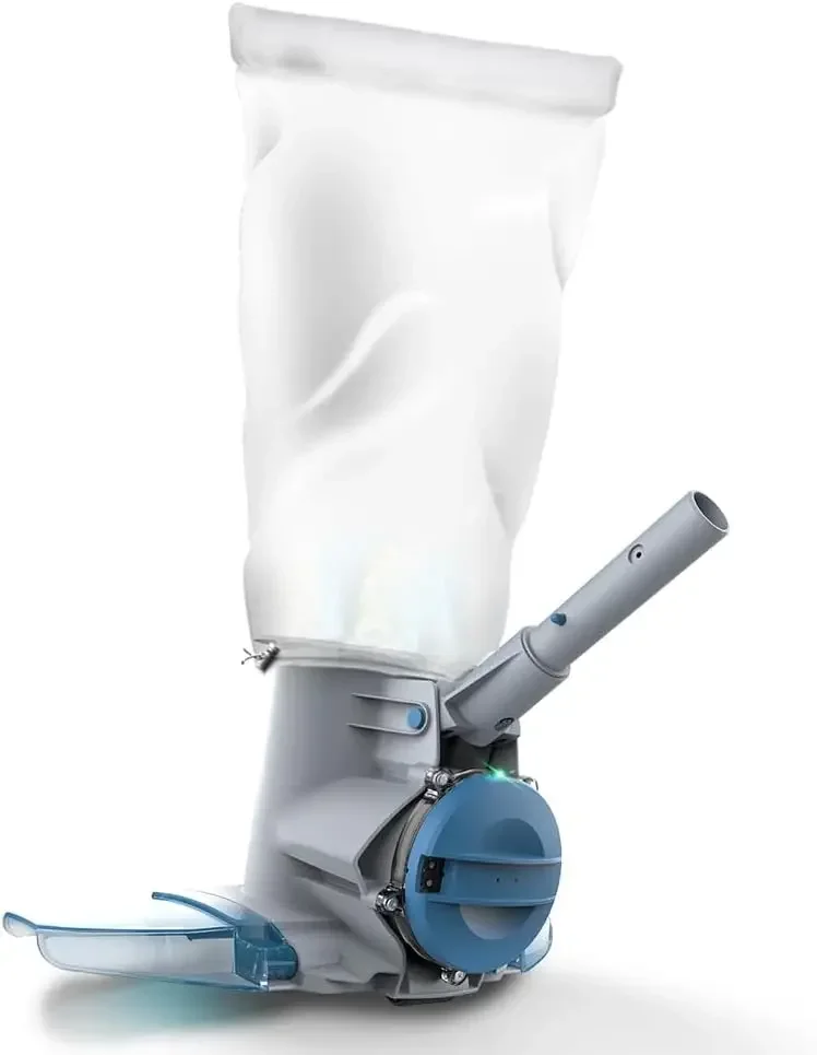 

Rechargeable Heavy-Duty Pool Vacuum, Suction, Standard And Fine Filter Bags, Commercial Power