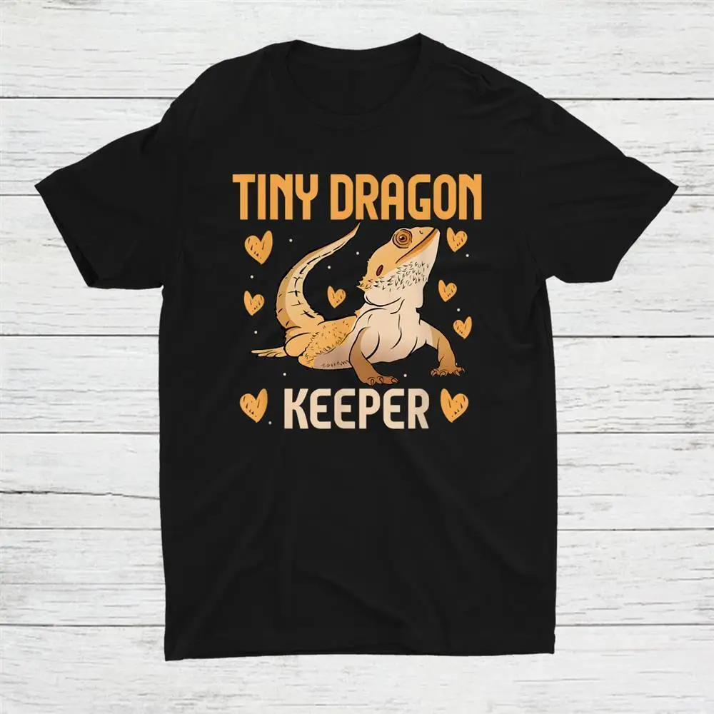 

Bearded Dragon Lizard Tiny Dragon Keeper Herpetologist Unisex T-shirt S-5XL