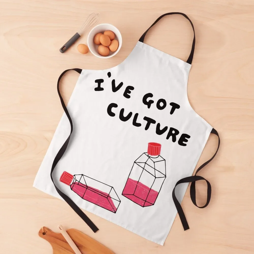 

Ive Got Culture Apron chefs Kitchen Novel Kitchen Accessories men's barbecue Beauty Apron