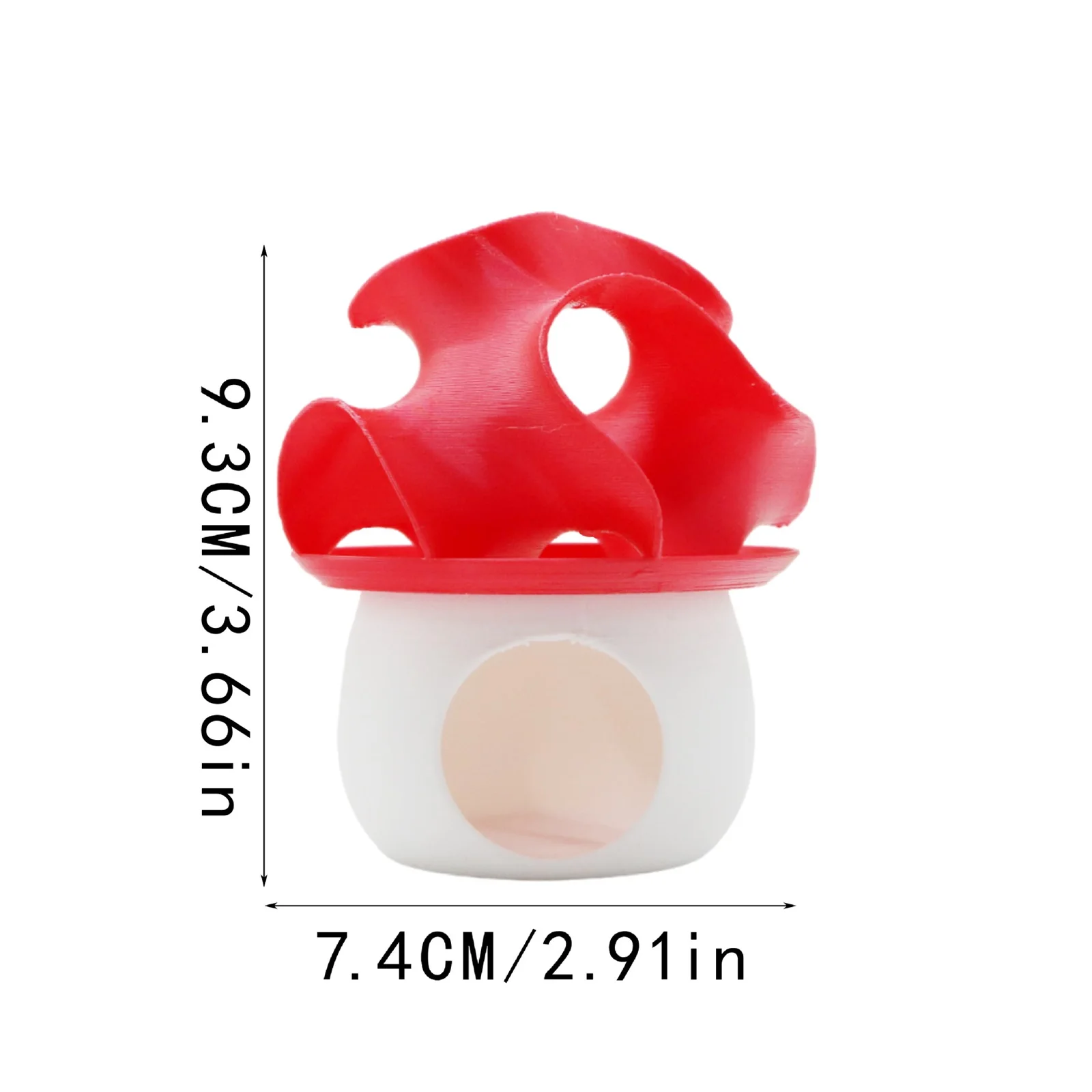 3d Printed Fish Shrimp Hideout Shelter Simulation Mushroom Plastic Aquarium Cave Shelter Underground Cave Hollow Out Betta House