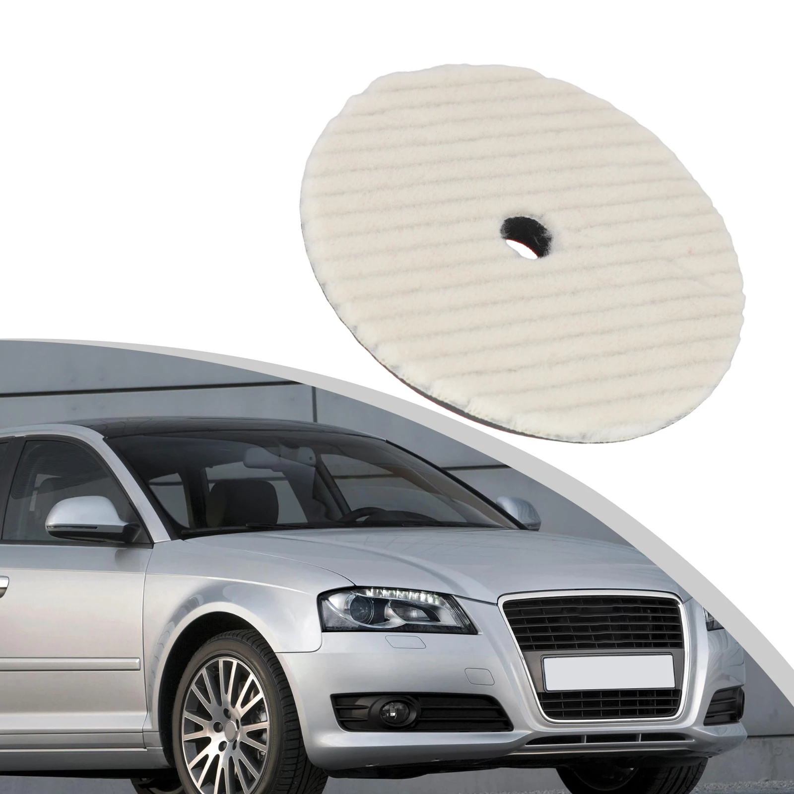 Low Distortion Polishing Pad Car Cleaning White 6 \