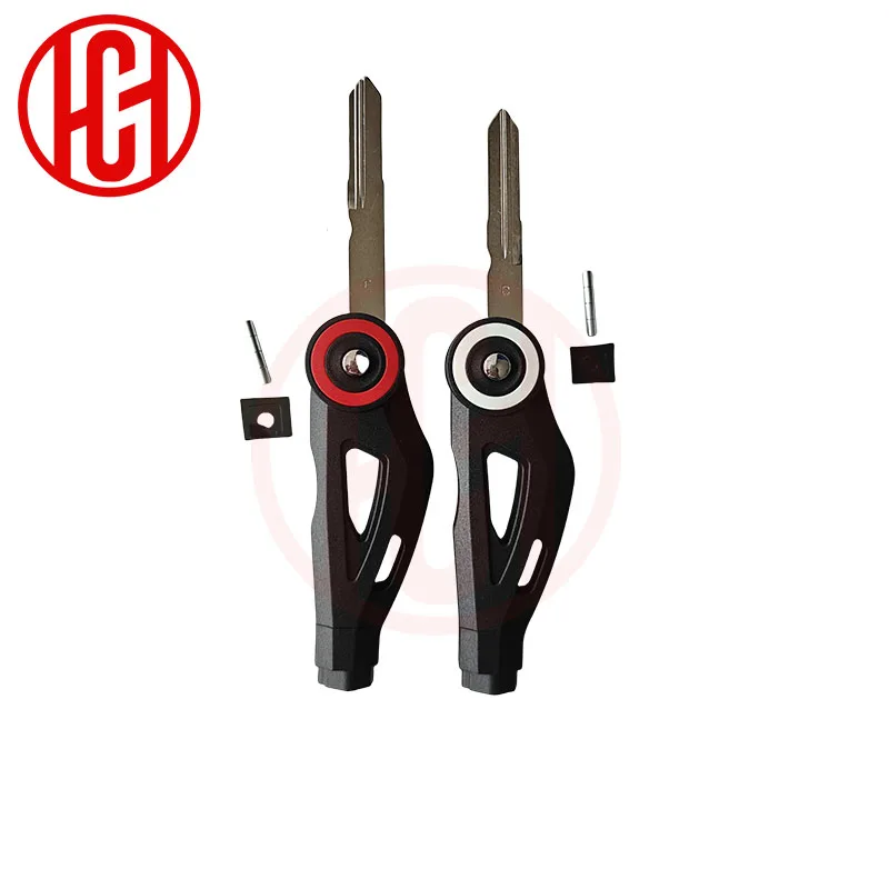 

Motorcycle Keys Blank Key Foldable Key Blade Uncut Flip Keys Universal for Benelli for Honda for Kawasaki with Magnetic bead