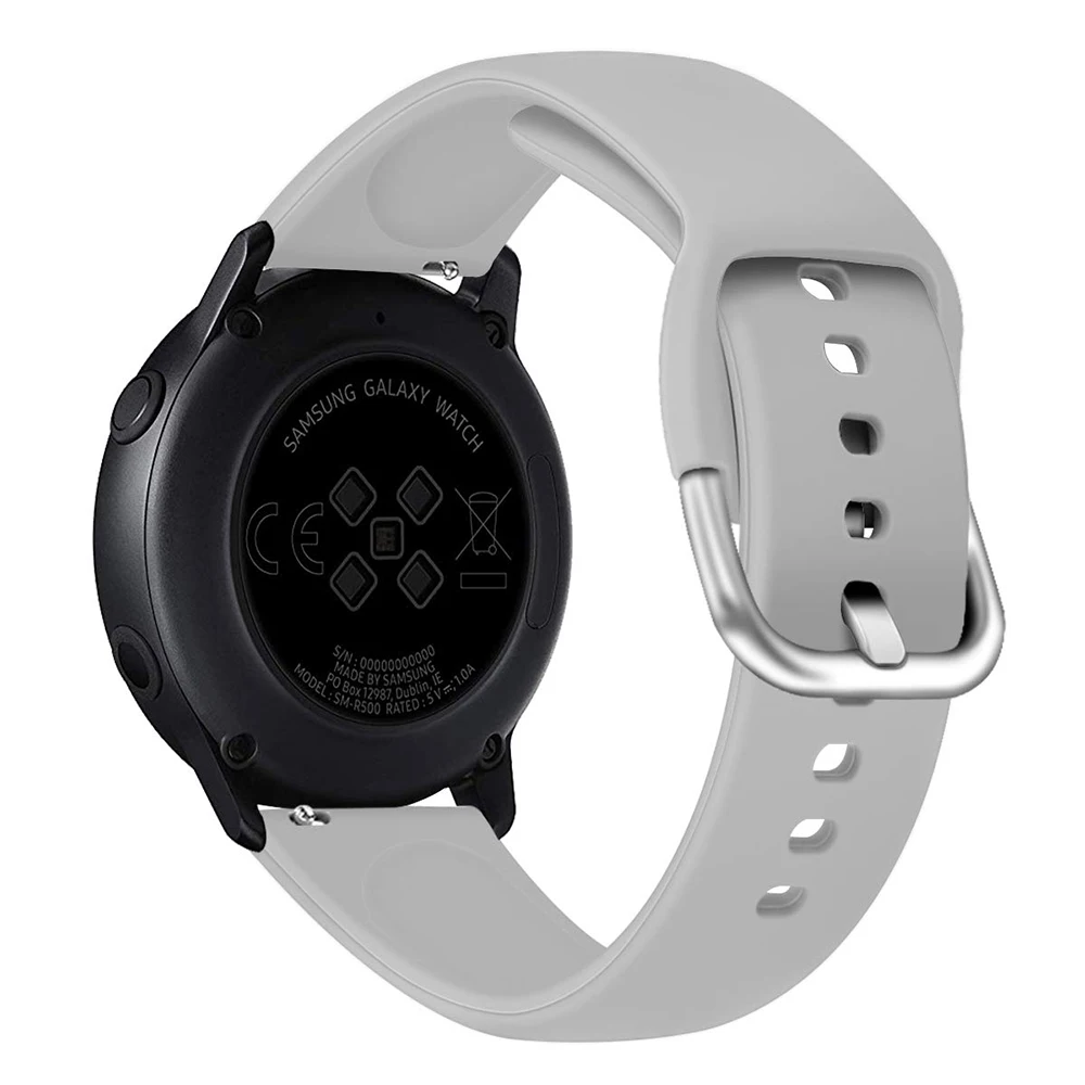 Силиконовый ремешок 22 мм 20 мм для Samsung Galaxy Watch 7 6 5 4 Active 2/Huawei Watch GT5-4-3 Спортивный браслет-браслет для Amazfit GTR