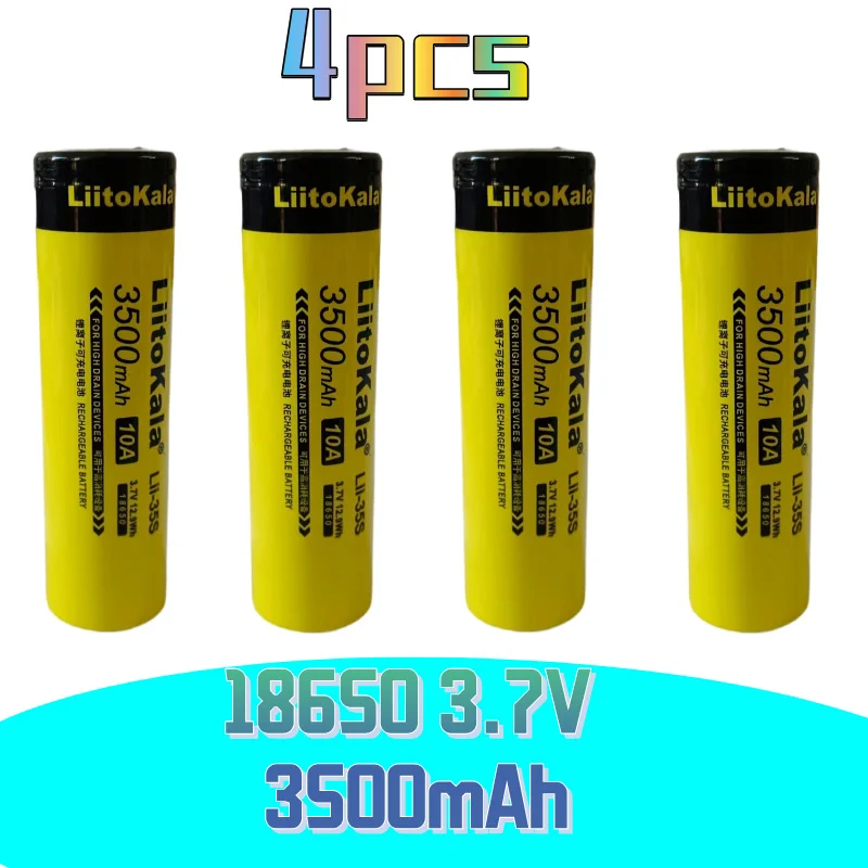 

2025 18650 rechargeable lithium-ion battery with 3.7V 3500mAh neck mounted fan electronic device Low power products