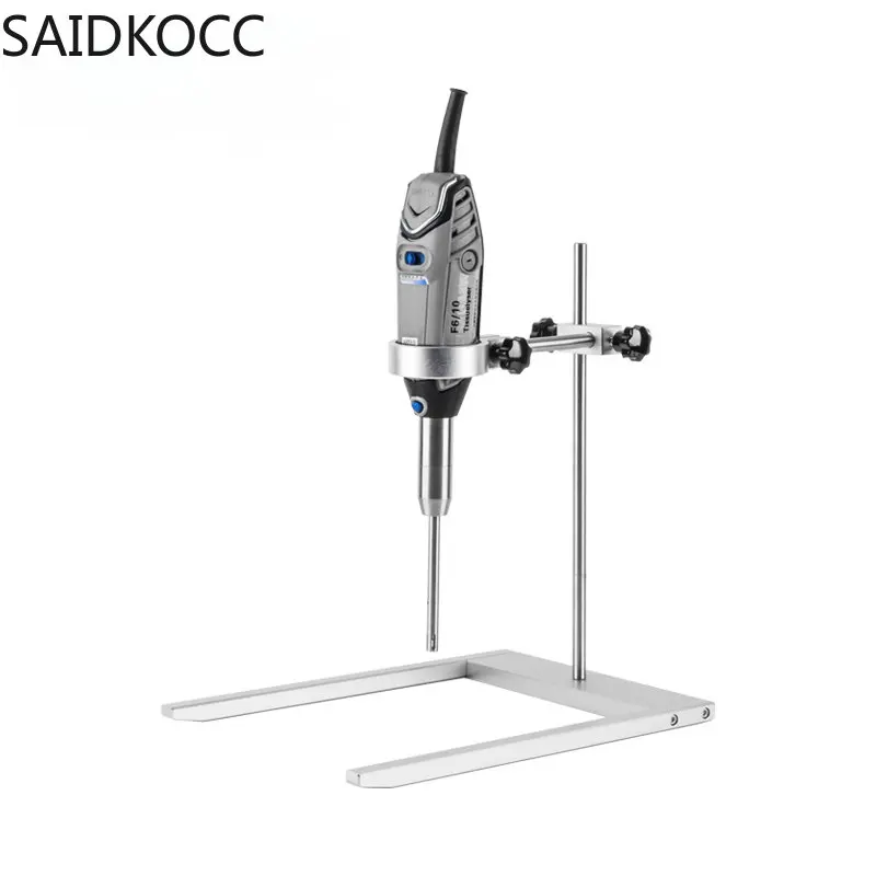 Lab Equipment Homogenizer Disperser Mixer 5000-35000rpm Laboratory Adjustable HandHeld High Speed Homogenizer Bracket F6/10 145W