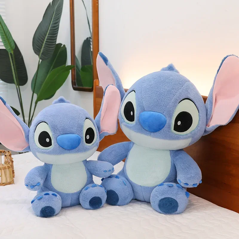 30/80CM Disney Lilo and Stitch Plush Toys Dolls Anime Stitch Kawaii Cartoon Stuffed Plushie Doll Pillow Kids Birthday Gift