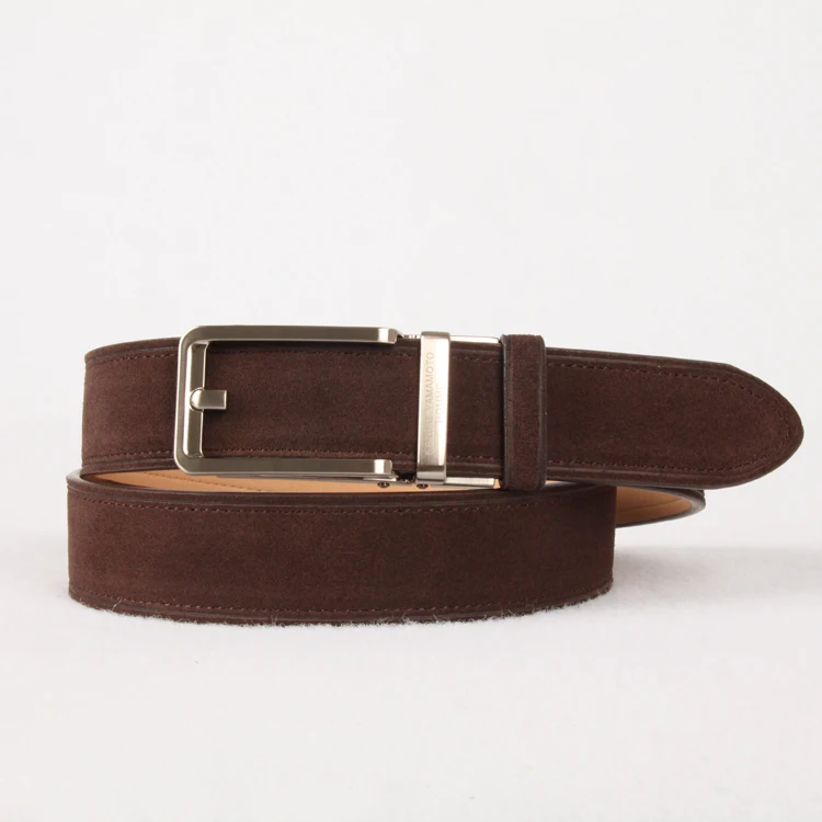 Delicate and simple men's leather belts can be cut short