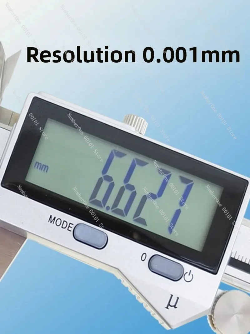 High Precision Electronic Digital Caliper, 0.001mm Resolution with 3 Decimal Display for Accurate Measurement