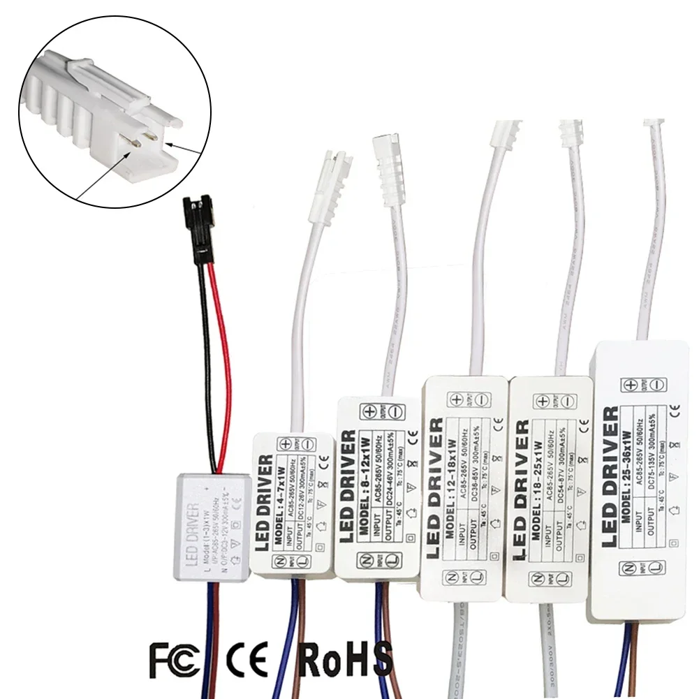 LED Driver 240-300mA 1-3w 4-7w 8-12w 12-18w 18-25w 25-36w LED Constant Current Driver Power Unit Supply For LED Bulb Transformer
