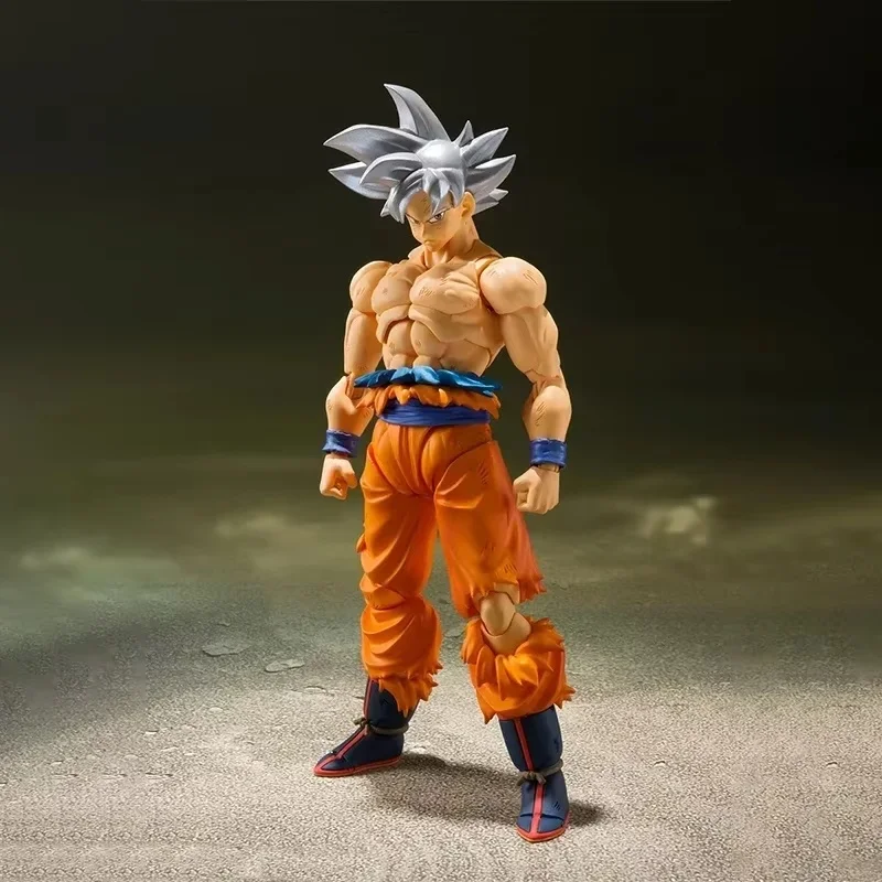 

Dragon Ball SHF Super Son Goku Ultra Instinct Action Figure - Movable Joints Cartoon Model Kit Ornament Anime Birthday Gift