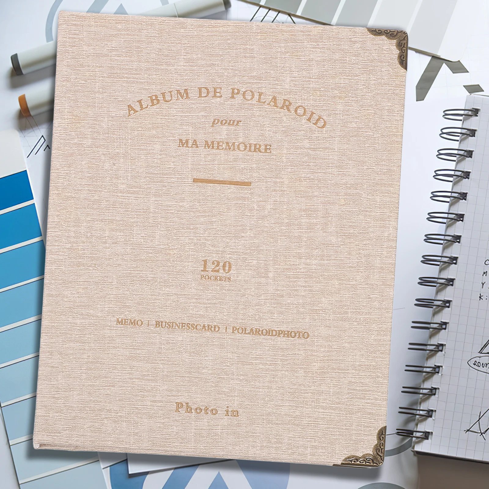 

Ticket Bill Collection Book Durable Movie Ticket Storage Note Album Portable Multi-Function Tickets Storage Organizer