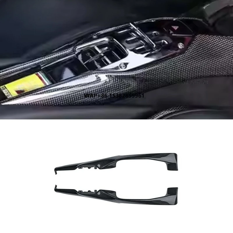 

OEM Style Auto Parts Dry Carbon Fiber Automotive Accessories Car Interior Shift Center Control Panel for 296 GTB GTS