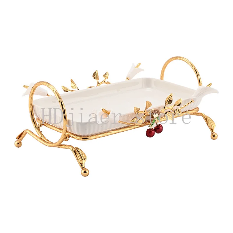 

Styling fruit plate afternoon tea snack rack cake plate living room household coffee table sugar dried fruit dessert plate