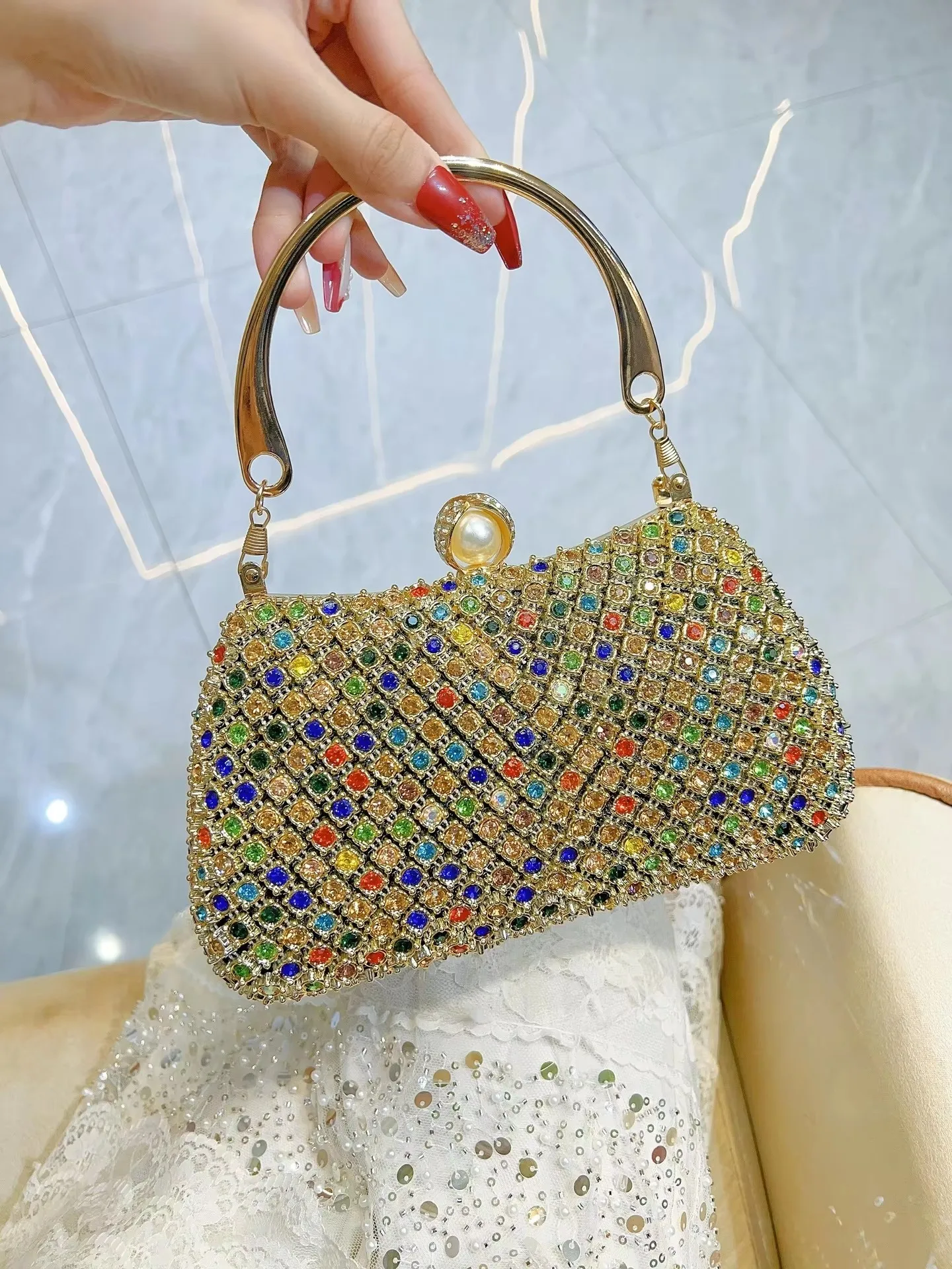 New Cross-border Dinner Diamon - Women'S Elle Bags ulasan dan harga