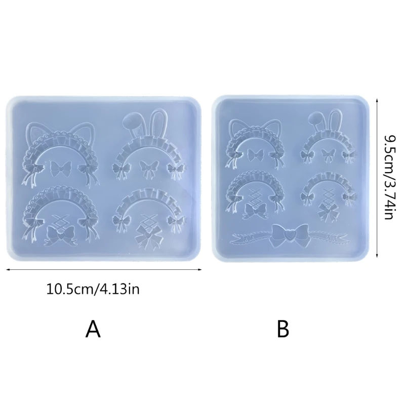 Meid Accessoires Creëren Hars Mal Fijne Siliconen Mal voor DIY Ambachten Projecten Drop Shipping