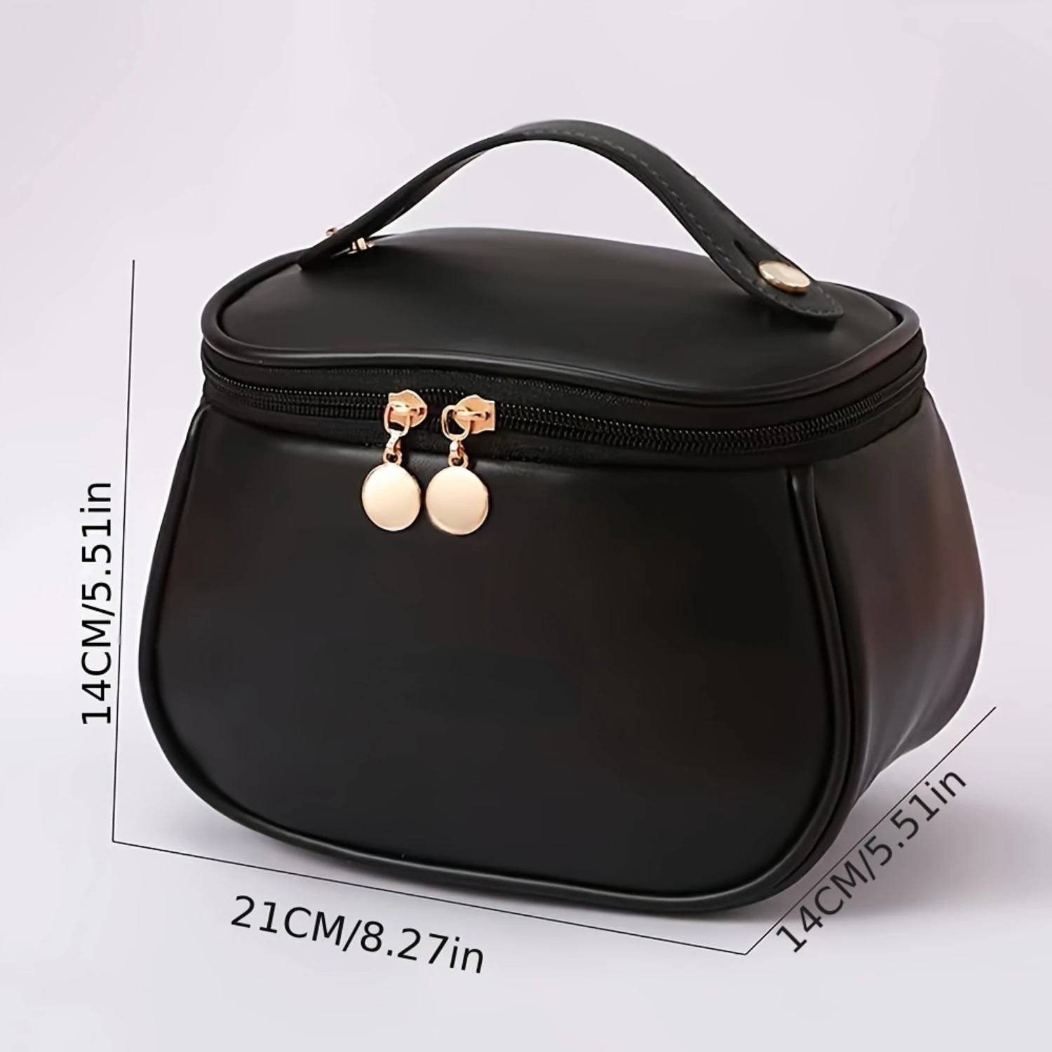 All-Purpose Chic Waterproof PU Bag  Spacious, Secure & Portable - Ideal for Travel, Laundry & Cosmetics