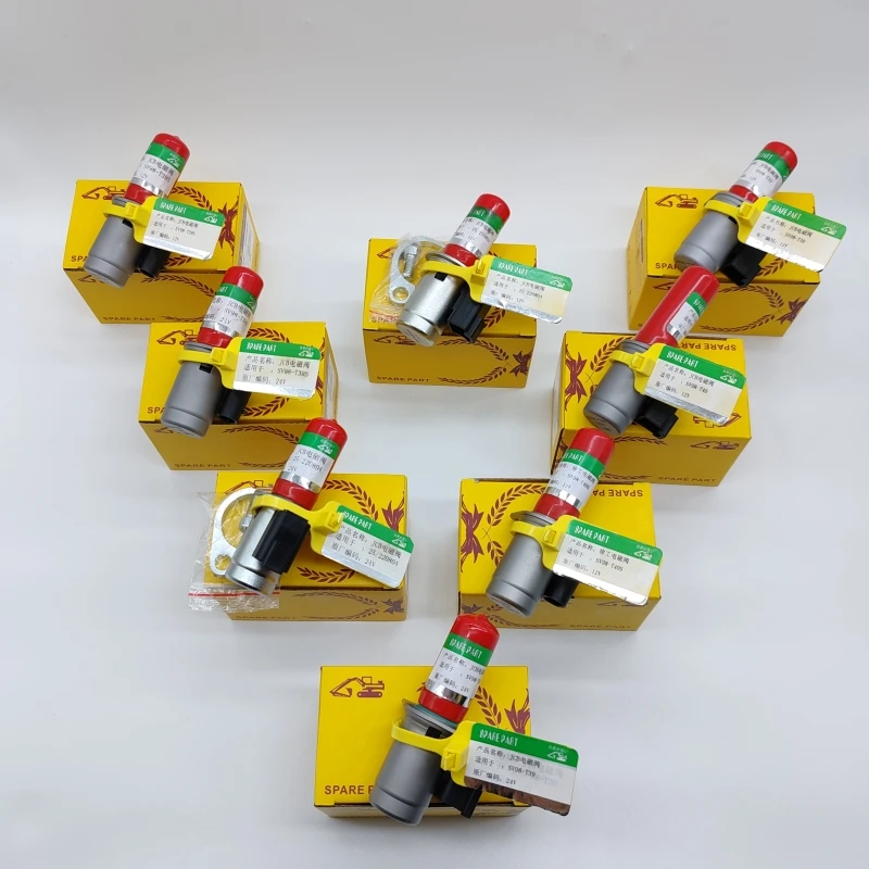 Pompa hidrolik ekskavator ZAX210-5G asli kelompok katup solenoid 9312792