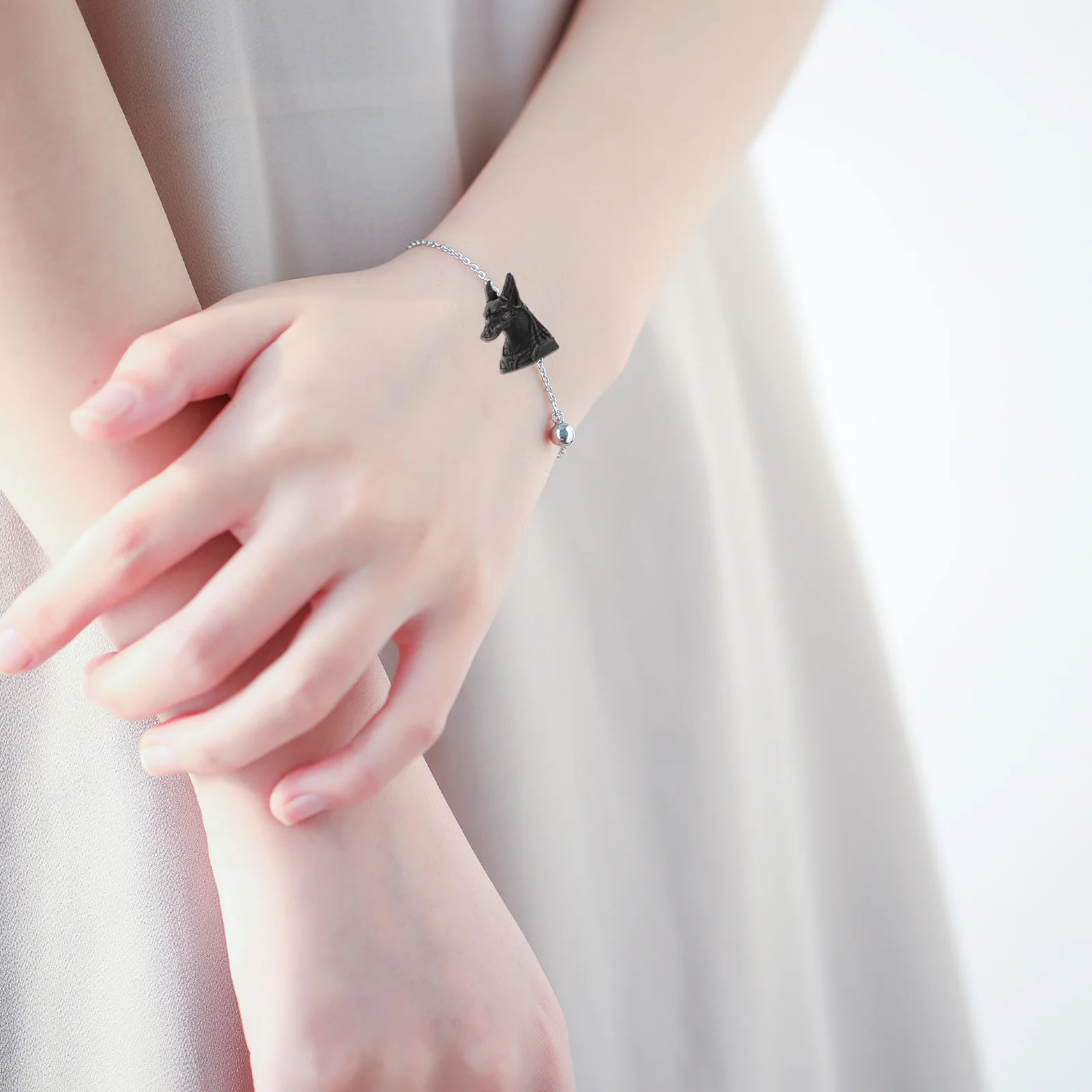 

Anubis Ancient Egyptian Pendant Charm Small Metal Decorative Charms for Jewelry Making DIY Crafts Ancient Egyptian Decor