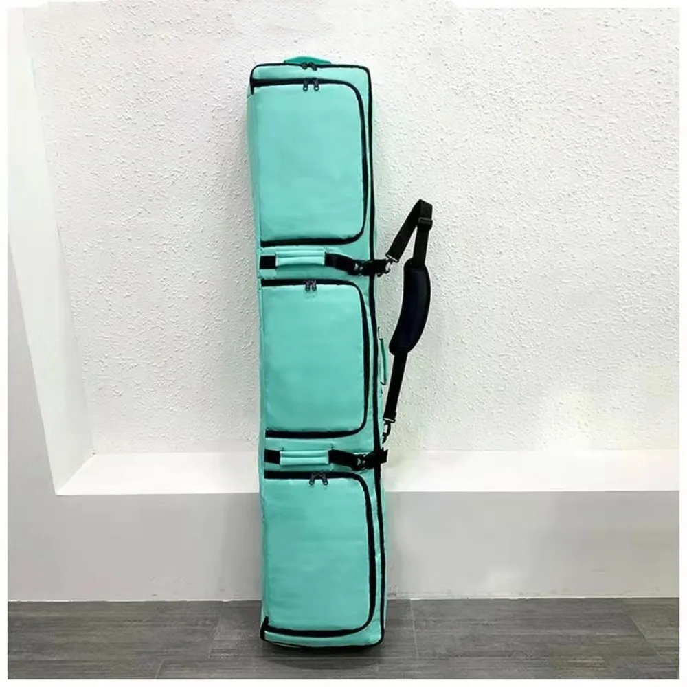 간단한 휴대용 바퀴 달린 스키 보관함 다기능 대용량 스노우 보드 배낭 내구성 방수 야외 스케이트 보드 가방