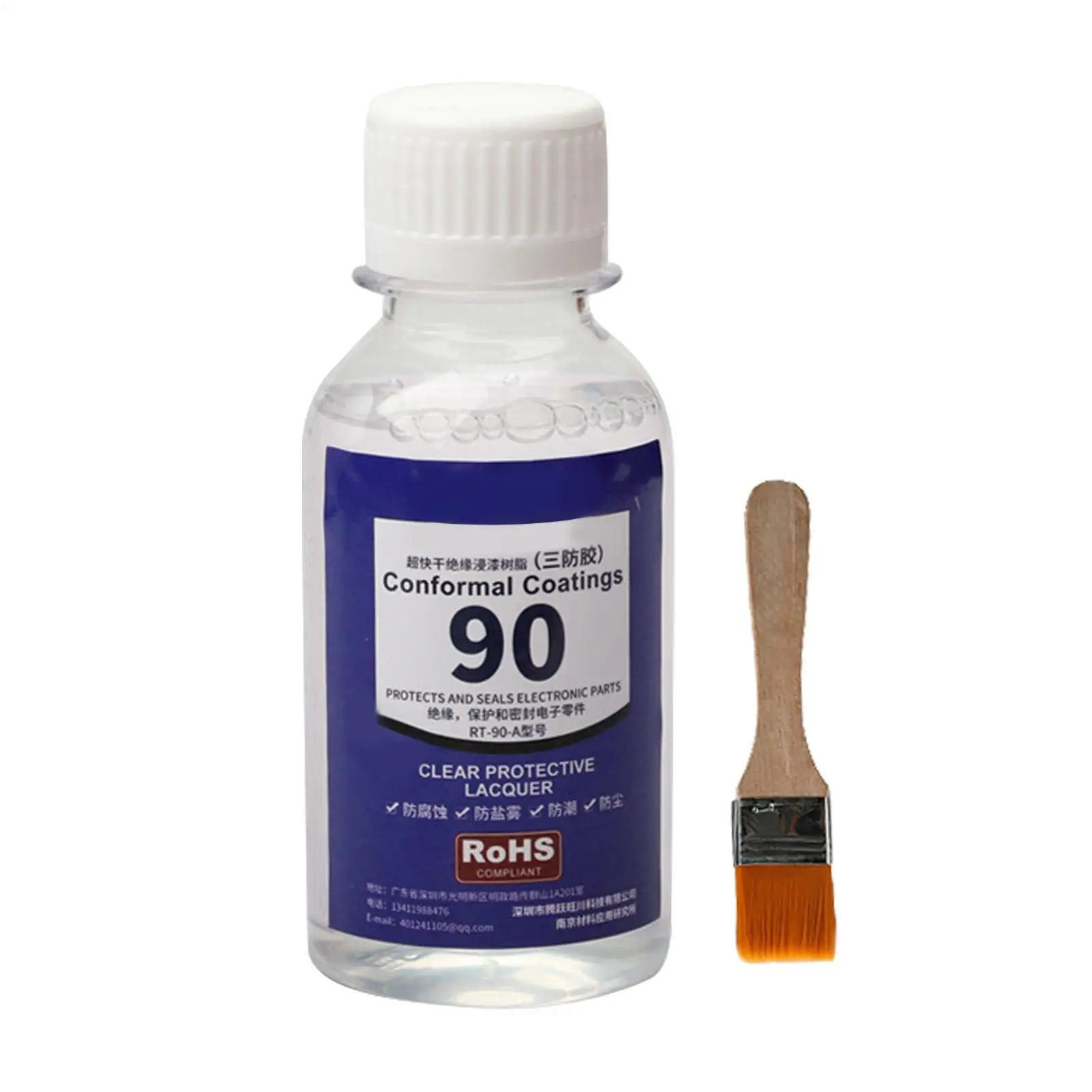 100ml Clear Conformal Coating quick-dry Waterproof Protective Paint for Circuit Board PCB LED Automotive Electronics Repair
